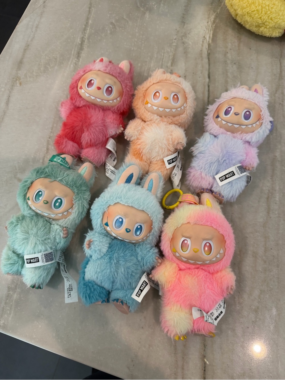 Popmart Big Energy Monster Labubu Keychain - Multicolor